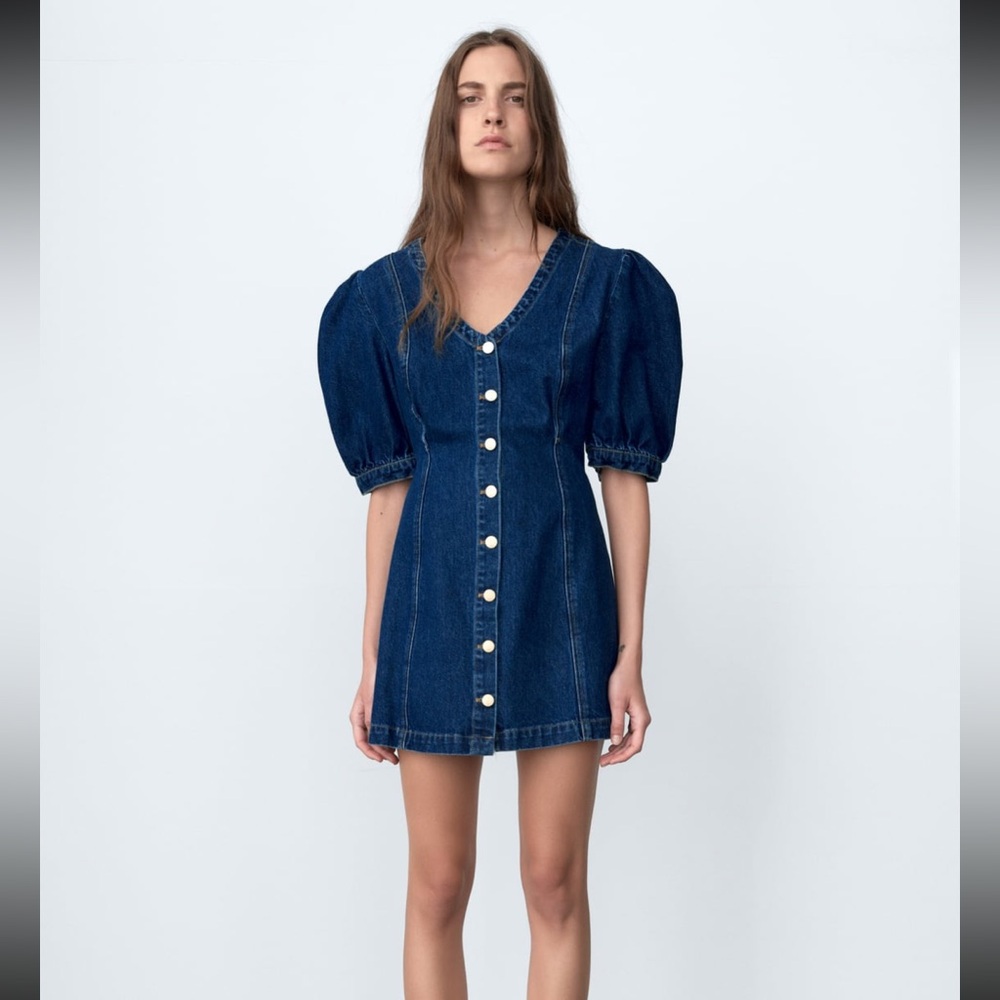 Zara Denim Mini Dress 💙